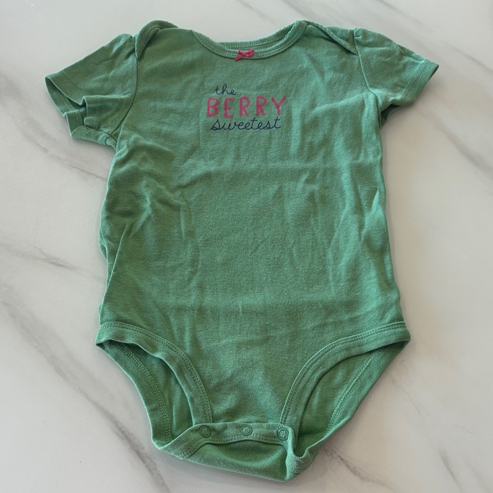 Green Baby Onesie - The Berry Sweetest